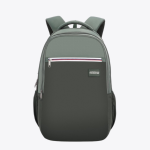 American Tourister Nexa Style 01, Large 3 Compartment Backpack, 36L with Spacious Interiors Bags For School, Office, College, Gift For Men & Women - Olive