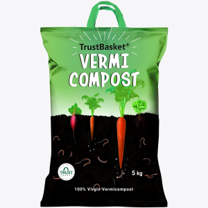 Vermicompost 5kg 100% Natural Organic Fertilizer for Plants | Nutrient-Rich Compost for Home Garden | Improves Plant Health, Water Retention & Soil Quality | Ideal for All Gardening Needs