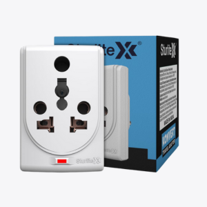 Sturlite Konvert Multiplug| 6-16 Amp| 2-Pin & 3-Pin Socket| Universal AC Travel Adapter| ABS Strong Body Socket| Compact Converter Plug for Travel, Home & Office Use - Pack of 1