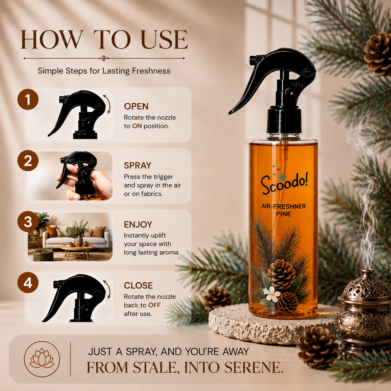 Scoodo Air Freshener – Pine - Image 3
