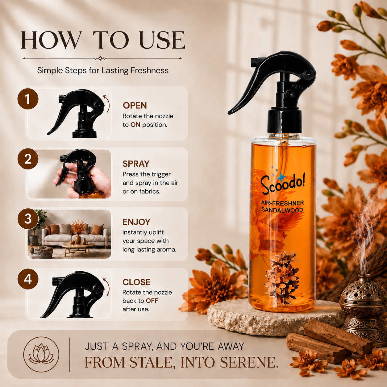 Scoodo Air Freshener – Sandalwood - Image 6