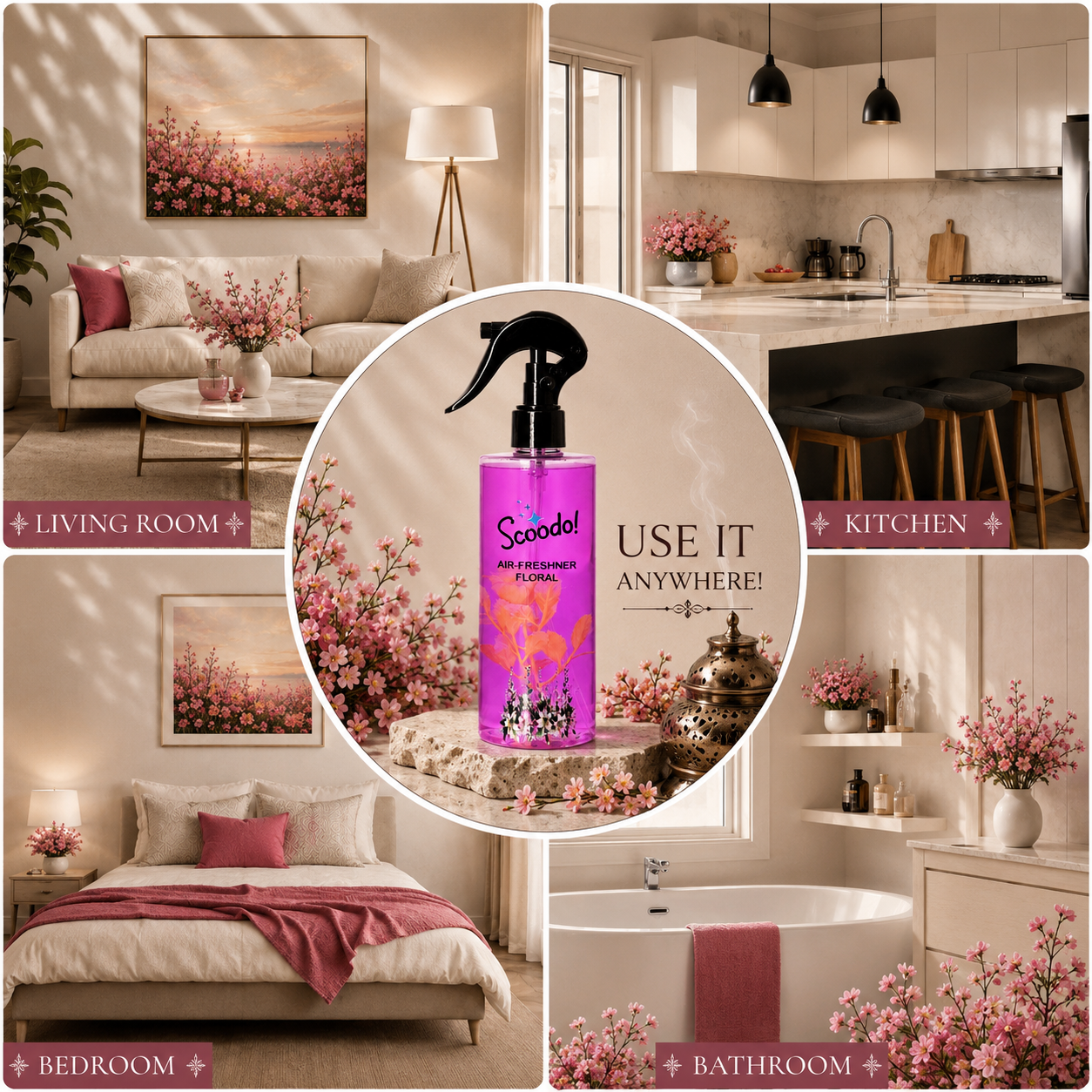 Scoodo Air Freshener – Floral - Image 2