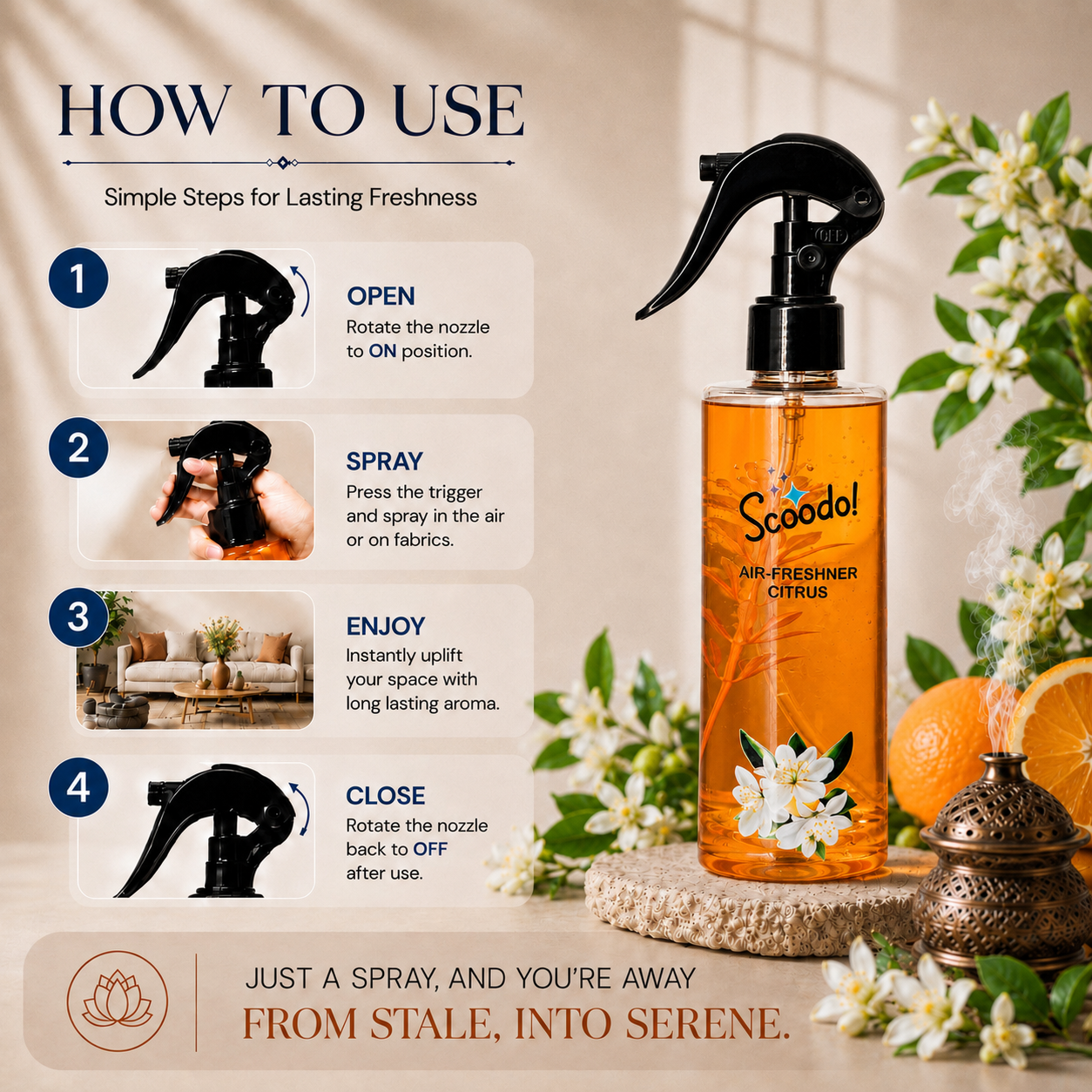 Scoodo Air Freshener – Citrus - Image 3